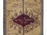 Marauders Map Wall Mural Harry Potter Marauder S Map Woven Tapestry Throw Blanket