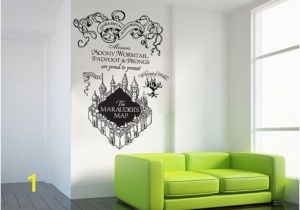 Marauders Map Wall Mural Harry Potter the Marauder S Map Moony Warmtail Padfoot