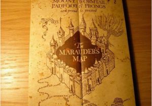Marauders Map Wall Mural the Marauder S Map From "harry Potter and the Prisoner Of