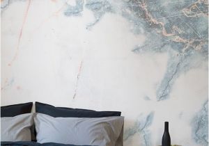 Marble Effect Wall Mural Deep Blue Clouded Marble Wall Mural In 2019