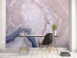 Marbled Agate Wall Mural Removable Peel and Stick Wallpaper Grey Geode Agate Crystal