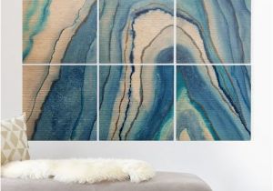 Marbled Agate Wall Mural Viviana Gonzalez Agate Inspired Watercolor Abstract 02 Wood