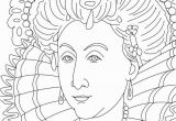 Marie Antoinette Coloring Pages Queen Elizabeth I Coloring Page sonlight Core C