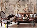 Marilyn Monroe Mural Wallpaper China Gris Nifty Marilyn Monroe Wallpaper Pure Hand Draw Wall Mural