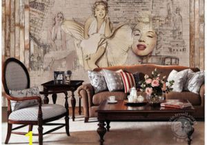 Marilyn Monroe Mural Wallpaper China Gris Nifty Marilyn Monroe Wallpaper Pure Hand Draw Wall Mural