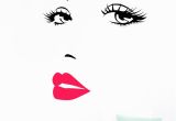 Marilyn Monroe Murals Hohe Qualität Marilyn Monroe Gesicht Augen Y Lippen Kunst Vinyl