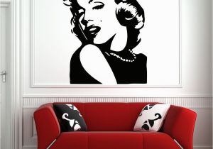 Marilyn Monroe Wall Mural Marilyn Monroe Wall Decal Beautiful Woman Wall Decor Beauty