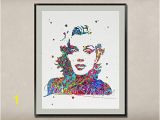 Marilyn Monroe Wall Mural Watercolor Painting original Fine Art Unique Art Print T