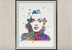 Marilyn Monroe Wall Mural Watercolor Painting original Fine Art Unique Art Print T