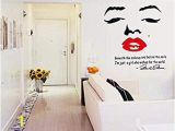 Marilyn Monroe Wall Mural Y Marilyn Monroe Wall Stickers Removable Diy Wall Decals