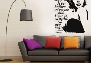 Marilyn Monroe Wall Murals Y Marilyn Monroe Wall Decal Stickers Home Decor Easy Removable