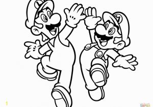 Mario and Luigi Coloring Pages Printable Mario Luigi Coloring Pages Mario Coloring Pages to Print Best Paper