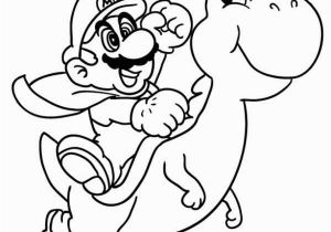 Mario and Yoshi Coloring Pages to Print Lovely Mario Coloring Pages