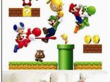 Mario Bros Wall Mural Ipiggy Super Mario Bros Home Kid Decal Art Mural Wall Vinyl