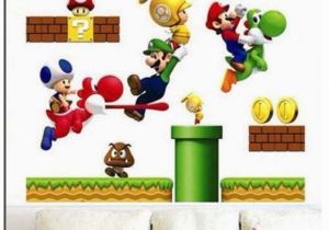 Mario Bros Wall Mural Ipiggy Super Mario Bros Home Kid Decal Art Mural Wall Vinyl