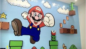 Mario Brothers Wall Mural Mario Wall Mario In 2019