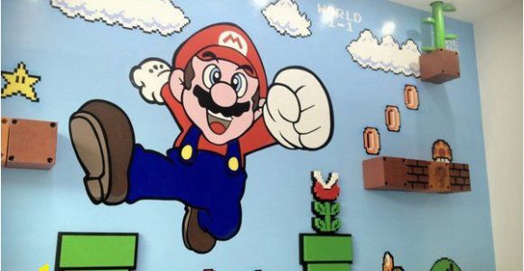 Mario Brothers Wall Mural Mario Wall Mario In 2019