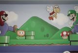 Mario Brothers Wall Mural Super Mario Bros Nursery Mural