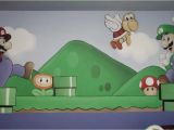 Mario Brothers Wall Mural Super Mario Bros Nursery Mural