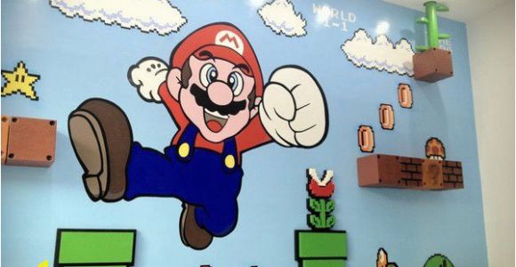 Mario Kart Wall Mural Mario Wall Mario In 2019