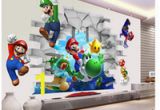 Mario Kart Wall Mural Super Mario Bros Kinder Abnehmbare Wandaufkleber Abziehbilder Kindergarten Wohnkultur Wandbild Für Jungen Schlafzimmer Wohnzimmer Wandbild Kunst