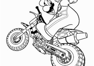Mario Motorcycle Coloring Pages Mario Coloring Pages