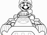 Mario Motorcycle Coloring Pages Mario Kart 8 Coloring Page