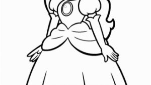 Mario Princess Peach Coloring Pages to Print Mario Princess Peach Coloring Page