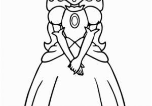 Mario Princess Peach Coloring Pages to Print Super Mario Princess Peach Coloring Page