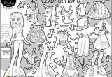 Marisole Monday Paper Doll Coloring Pages 27 Paper Doll Coloring Page