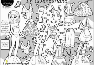 Marisole Monday Paper Doll Coloring Pages 27 Paper Doll Coloring Page