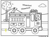 Marshall Fire Truck Coloring Page Firetruck Color Page