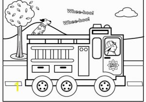 Marshall Fire Truck Coloring Page Firetruck Color Page