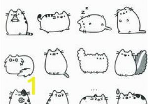 Marshmallow Pusheen Coloring Pages 17 Best Free Printables Images