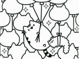 Marshmallow Pusheen Coloring Pages for Girls Summer Coloring Pages for Kids Print them All for
