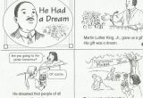 Martin Luther King Jr Coloring Pages for Preschoolers Worksheet Free Martin Luther King Worksheets Fiercebad Worksheet