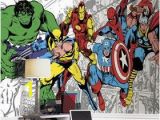 Marvel Avengers Wall Mural Marvel Classics Character Wallpaper Mural 10 5 X 6