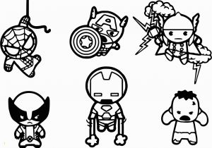 Marvel Characters Coloring Pages Avengers Baby Chibi Characters Coloring Page