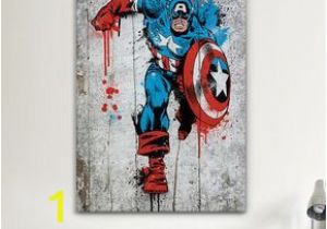 Marvel Comic Book Wall Mural Icanvas Marvel Ic Book Captain America Spray Paint