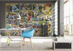 Marvel Comic Book Wall Mural Pinterest