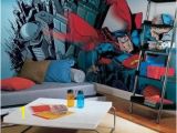 Marvel Comic Wall Mural Superior Decorating for the Superhero S Abode