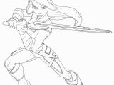 Marvel Comics Coloring Pages Gamora Coloring Page