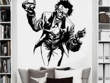 Marvel Comics Mural Wall Graphic Us $10 26 Off Heath Ledger Joker Wall Sticker Ics Superhero Dc Marvel Vinyl Decal Home Interior Decoration Room Art Mural In Wall Stickers From