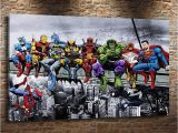 Marvel Superhero Wall Murals Marvel Superheroes On Abeam Hd Canvas Printing New Home Decoration Art Painting Unframed Framed