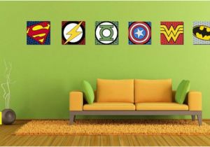 Marvel Superhero Wall Murals Pop Art Superhero Signs Marvel Dc Captain America Wonder Woman Flash Batman Green Lantern Superman