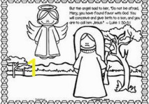 Mary and Angel Gabriel Coloring Page 503 Best Bible Crafts Images