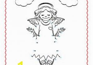 Mary and Angel Gabriel Coloring Page 8 Best Gabriel Visited Mary Bible Activities Images