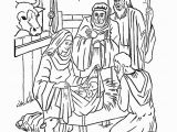 Mary and Joseph Coloring Page Christmas Story Coloring Pages 9