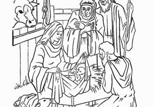 Mary and Joseph Coloring Page Christmas Story Coloring Pages 9