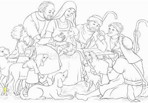 Mary and Joseph Coloring Page Nativity Shepherds Stock Illustrations – 214 Nativity